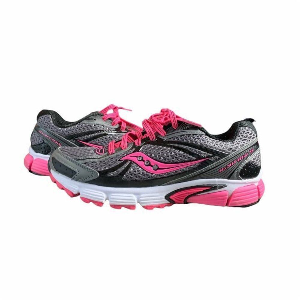 Women's Saucony Ignition 5 Pink Black 7.5‎